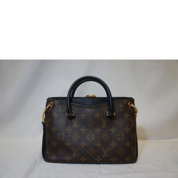 18329 2 Louis Vuitton Palas BB Monogram Shoulder Bag Brown