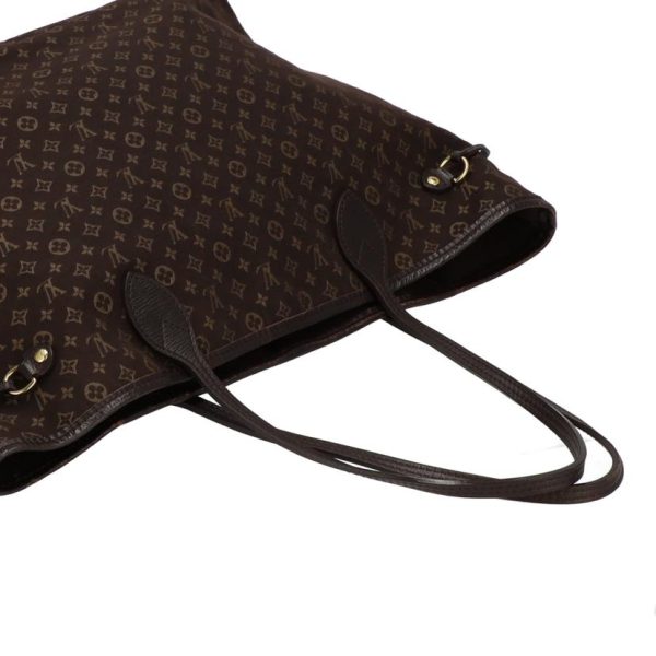 18367 4 Louis Vuitton Neverfull Monogram Idille Bag Brown