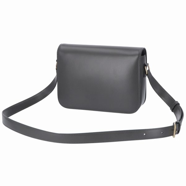 187363bf410dc 3 Celine Triomphe Shoulder Bag Gray