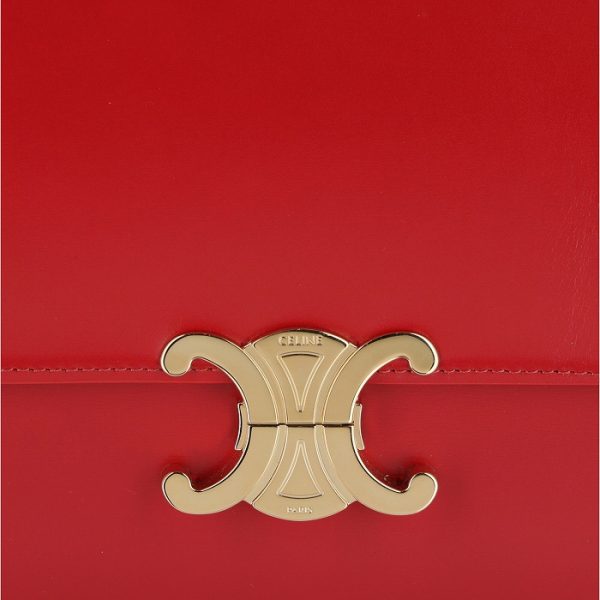 187363bf427ed 5 Celine Triomphe Shoulder Bag Red