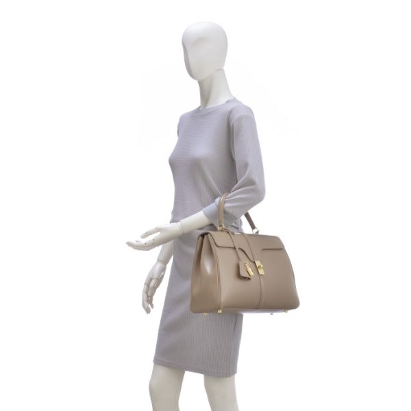 187373bey02bg 10 Celine 16 Saise Medium 2way Shoulder Bag Beige