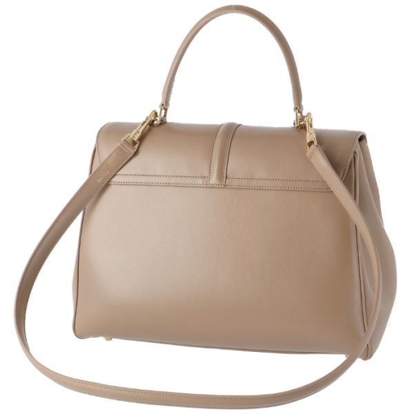 187373bey02bg 2 Celine 16 Saise Medium 2way Shoulder Bag Beige