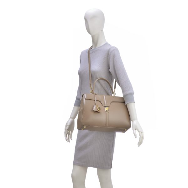 187373bey02bg 8 Celine 16 Saise Medium 2way Shoulder Bag Beige