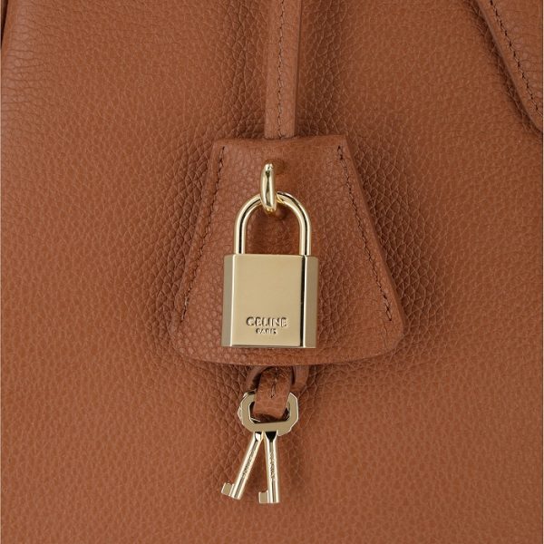 187373bf804lu 7 Celine 16 Saise Shoulder Bag 2way Tan Brown