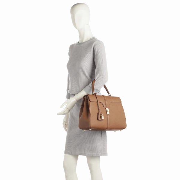 187373bf804lu 9 Celine 16 Saise Shoulder Bag 2way Tan Brown