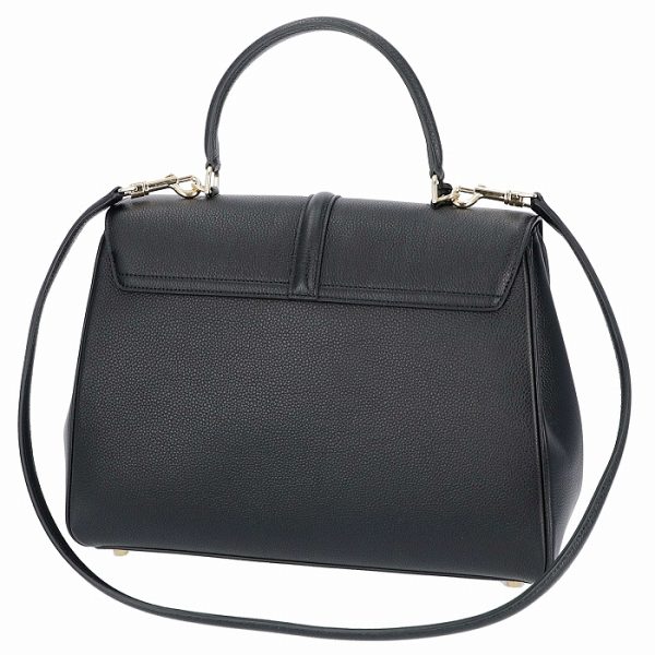 187373bf838no 3 Celine 16 Saise 2way Shoulder Bag Calfskin Black