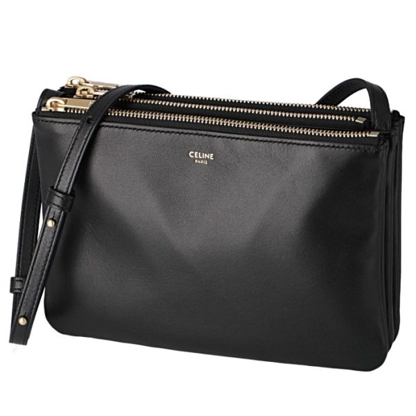 187603beb38no Celine Trio Trio Small Shoulder Bag Black