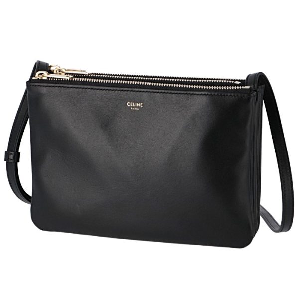 187603beb38no 1 Celine Trio Trio Small Shoulder Bag Black