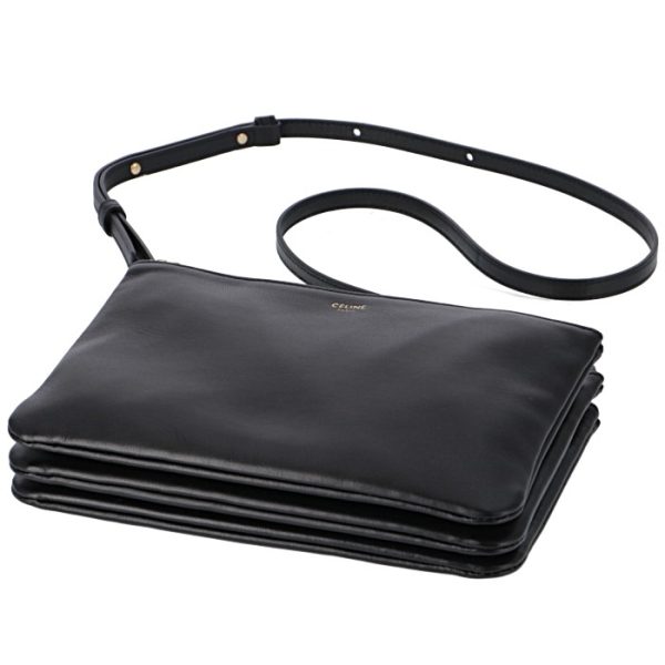 187603beb38no 3 Celine Trio Trio Small Shoulder Bag Black