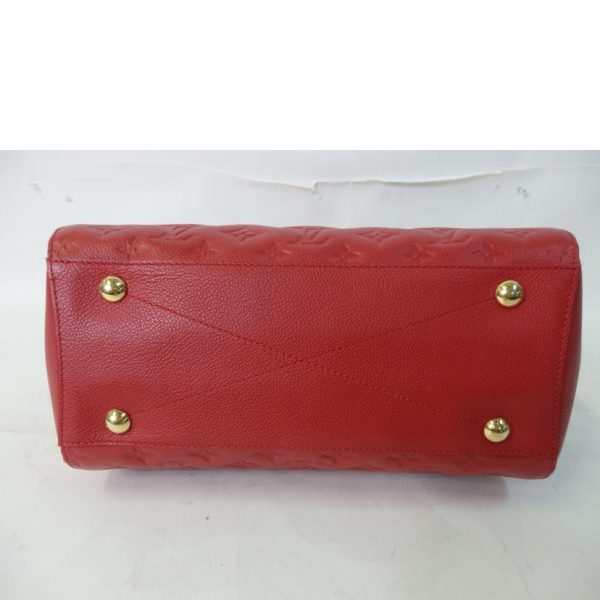 18791 4 Louis Vuitton Montaigne MM Monogram Empriente Bag Red