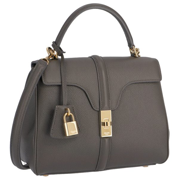 188003bf810dc Celine Shoulder Bag 16 Small 2way Gray