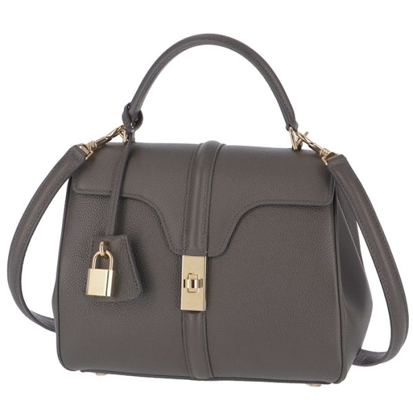 188003bf810dc 1 Celine Shoulder Bag 16 Small 2way Gray