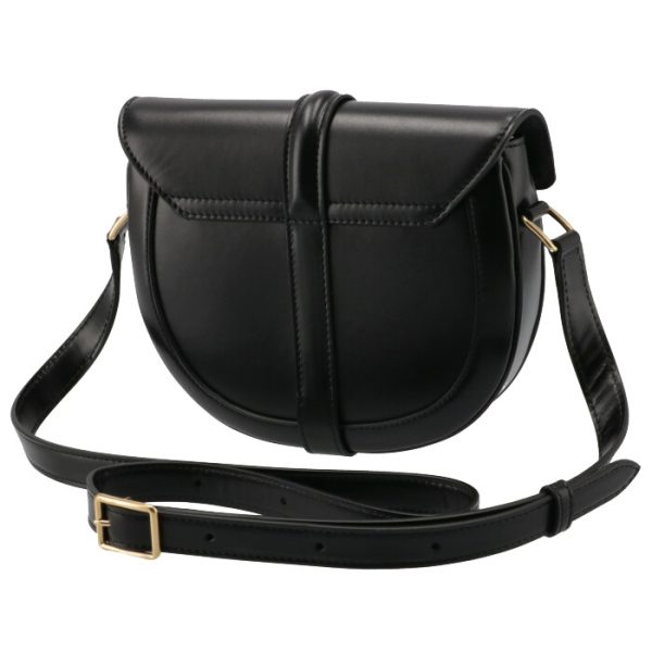 188013bey38no 2 Celine Small Bouzas 16 Saise Shoulder Bag Black