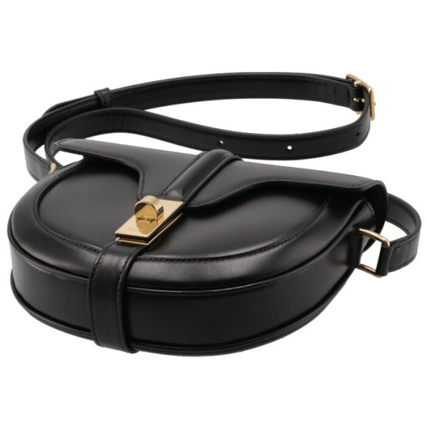 188013bey38no 3 Celine Small Bouzas 16 Saise Shoulder Bag Black