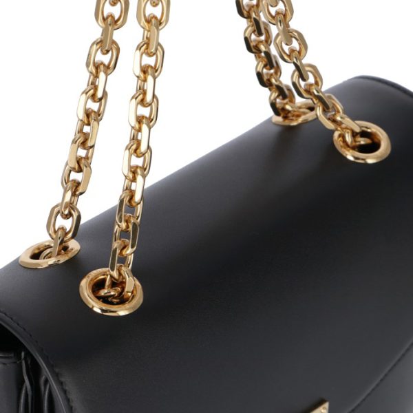 188403bfb38no 8 Celine C Small Chain Shoulder Bag Black