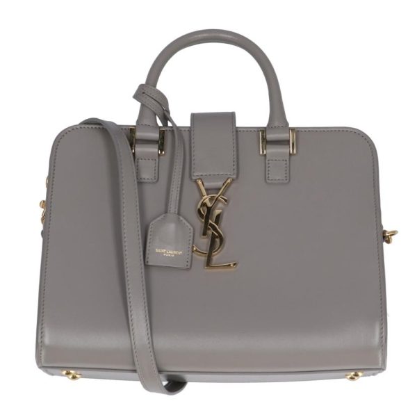 18864 1 Saint Laurent Monogram Cabas Bag Handbag Gray