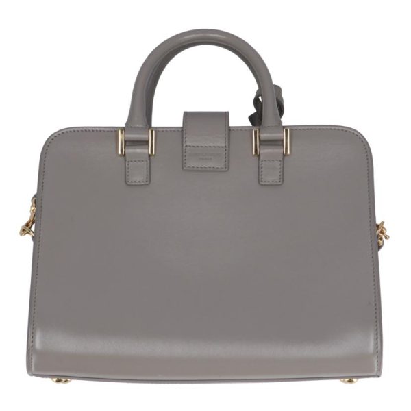 18864 2 Saint Laurent Monogram Cabas Bag Handbag Gray