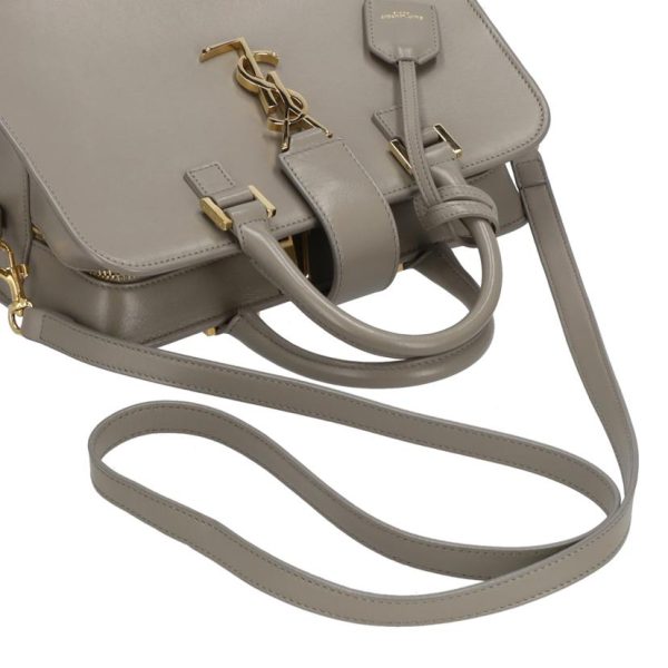 18864 4 Saint Laurent Monogram Cabas Bag Handbag Gray