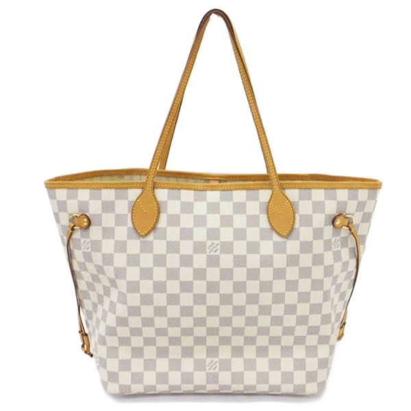 18869 1 Louis Vuitton Neverfull MM Damier Azur