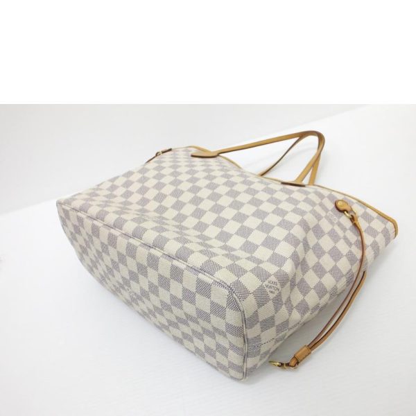 18869 3 Louis Vuitton Neverfull MM Damier Azur