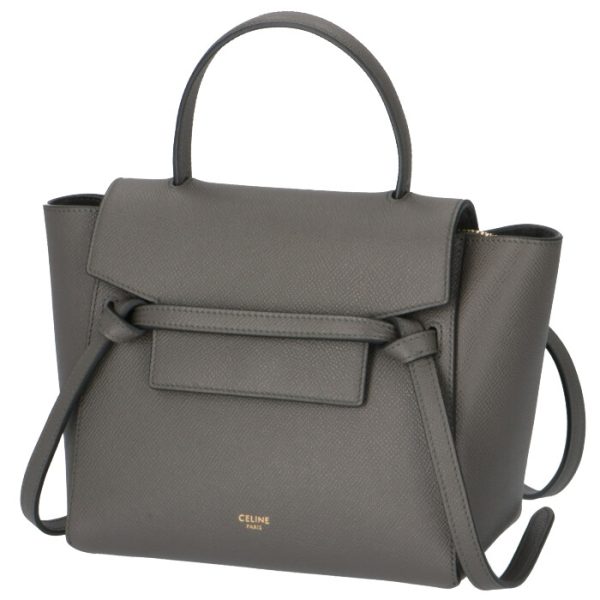 189003zva10dc 1 Celine Belt Bag Nano Tote Shoulder Gray