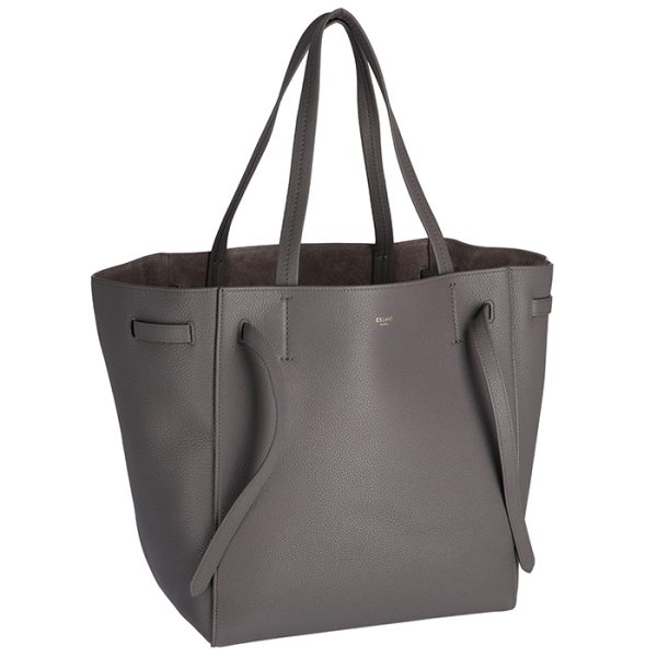 189023tni10dc Celine Hippo Phantom Small Tote Bag Gray