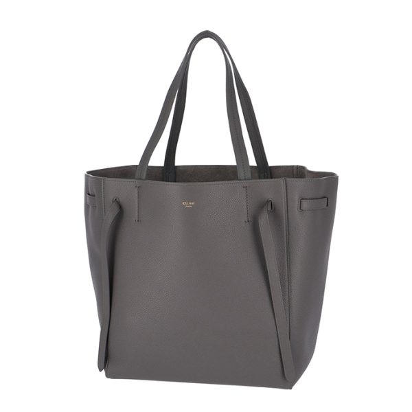 189023tni10dc 1 Celine Hippo Phantom Small Tote Bag Gray