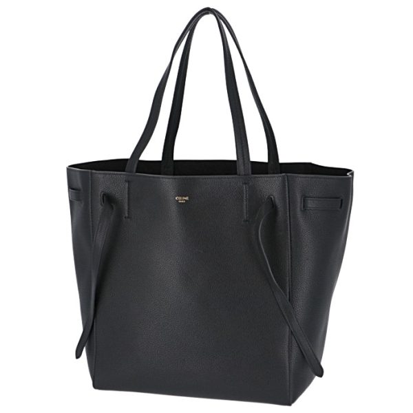 189023tni38no 1 Celine Hippo Phantom Small Tote Bag Black