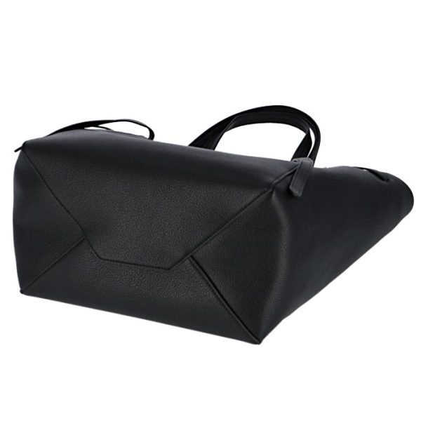 189023tni38no 3 Celine Hippo Phantom Small Tote Bag Black