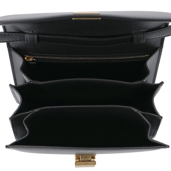 189183dls38no 5 Celine Classic Box Small Shoulder Bag Black