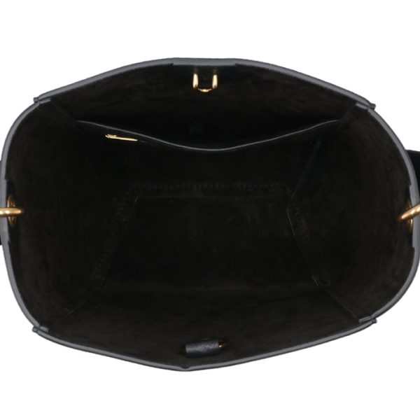 189303ah438no 5 Celine Sangle Bucket Small Shoulder Bag Black