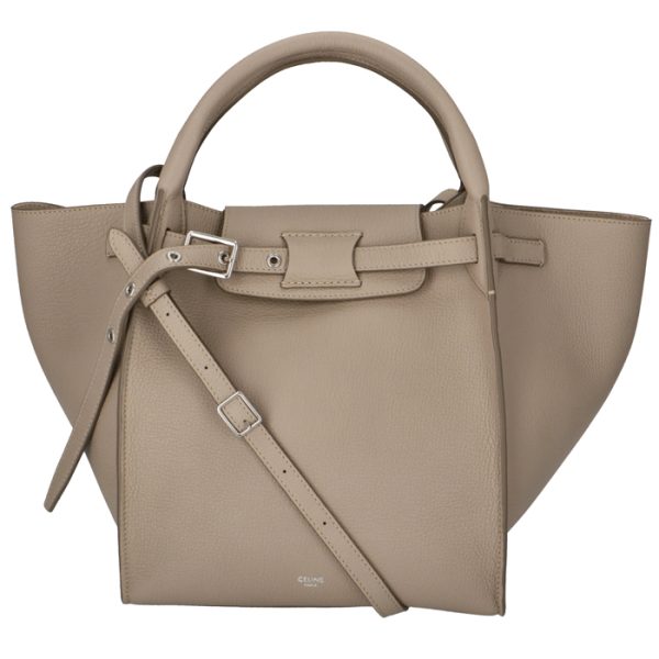 189313a4u18lt Celine Big Bag Small Grained Leather Tote Light Taupe