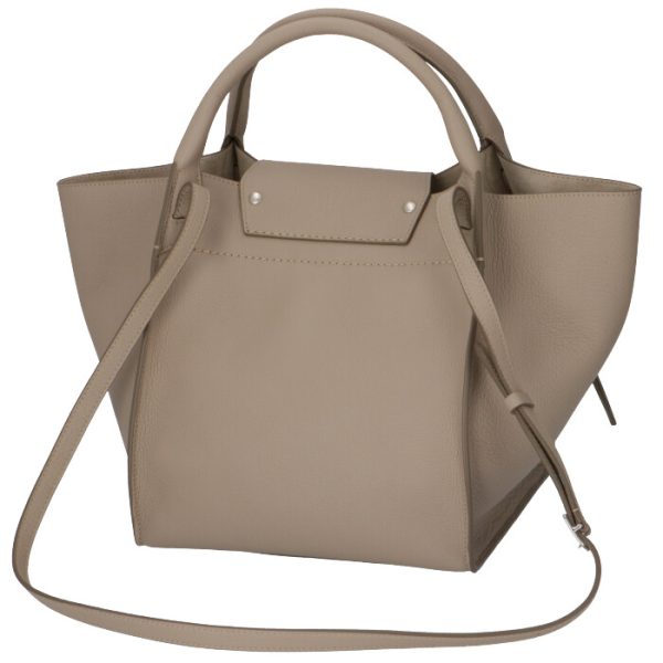 189313a4u18lt 2 Celine Big Bag Small Grained Leather Tote Light Taupe