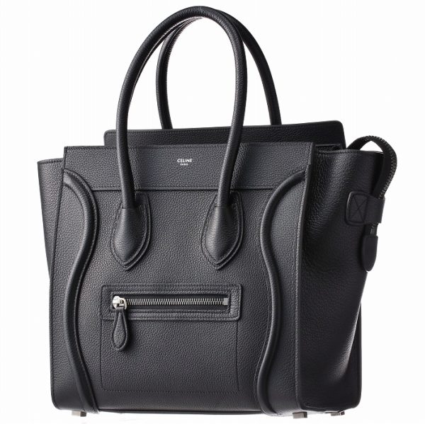 189793dru38no Celine Luggage Micro Bag Black