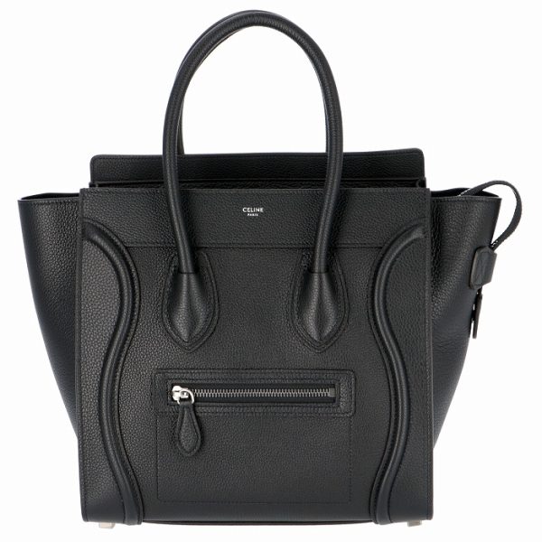 189793dru38no 1 Celine Luggage Micro Bag Black