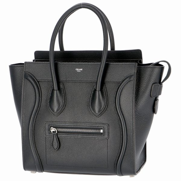 189793dru38no 2 Celine Luggage Micro Bag Black