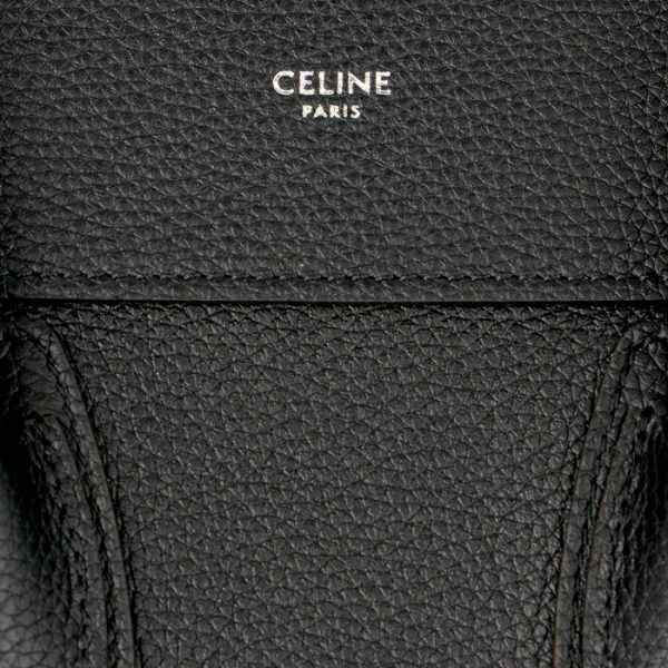 189793dru38no 5 Celine Luggage Micro Bag Black