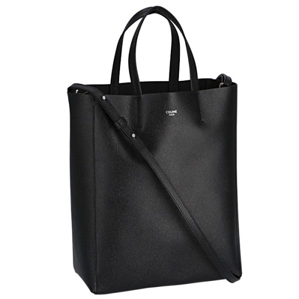 189813xba38no Celine Vertical Hippo Small Cabas Tote Bag Black