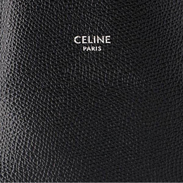 189813xba38no 4 Celine Vertical Hippo Small Cabas Tote Bag Black