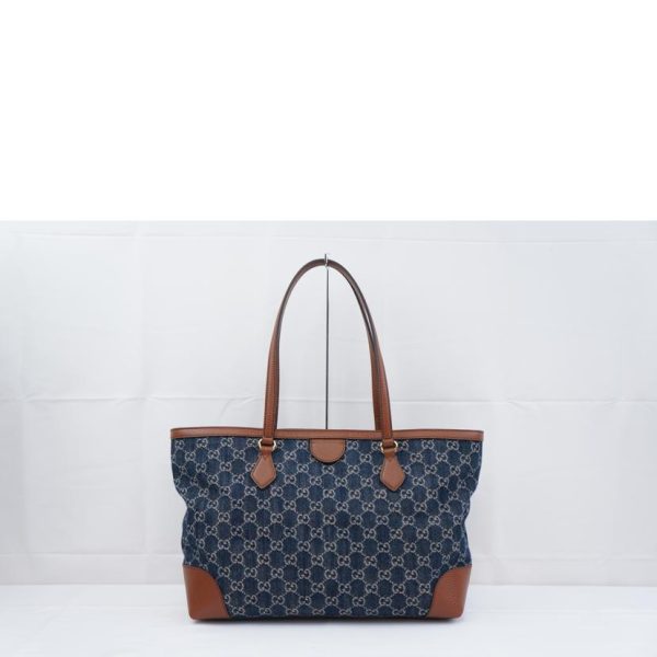 19006 2 Gucci GG Denim Tote