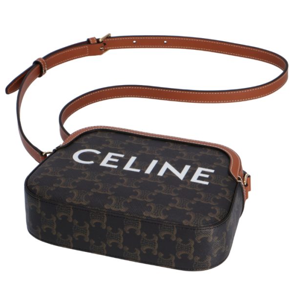 191522bzk04lu 3 Celine Small Camera Shoulder Bag Triomphe Canvas Brown