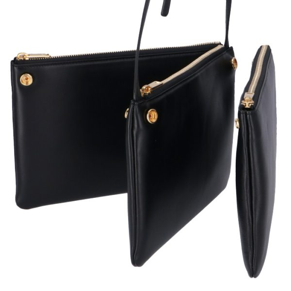 192043cad38no 6 Celine Trio Large Shoulder Bag Lambskin Black