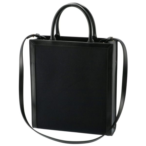 192082csu38no 2 Celine Small Vertical Hippo Cabas Tote Bag Black