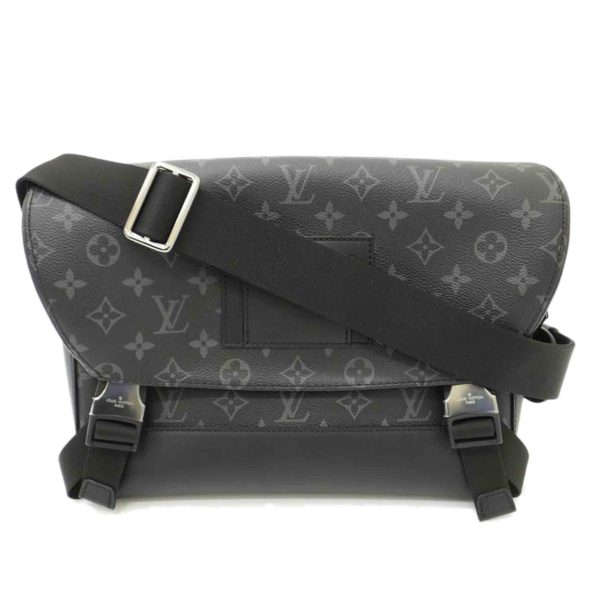 19330 1 Louis Vuitton Eclipse PM Monogram Messenger Black