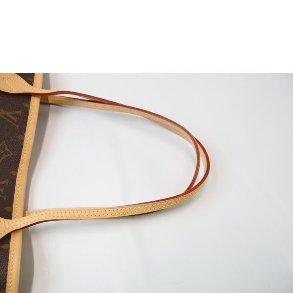 19339 4 Louis Vuitton Neverfull MM Monogram Handbag Brown