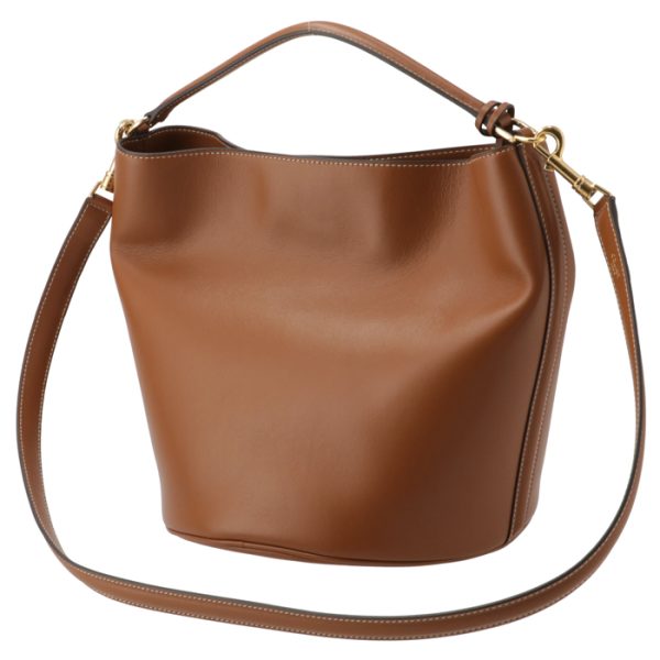 195573cr404lu 2 Celine Shoulder Bag Bucket 16 Tan Brown