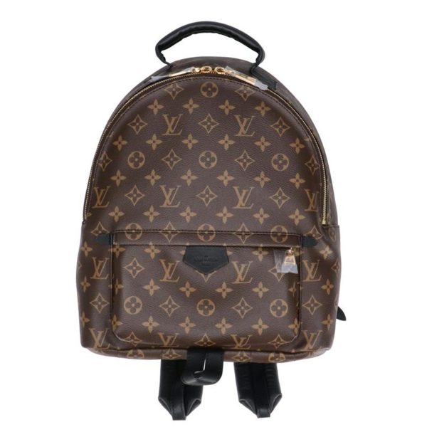 19576 1 Louis Vuitton Back Cruise MM Monogram Palm Spring Pack Bag Brown