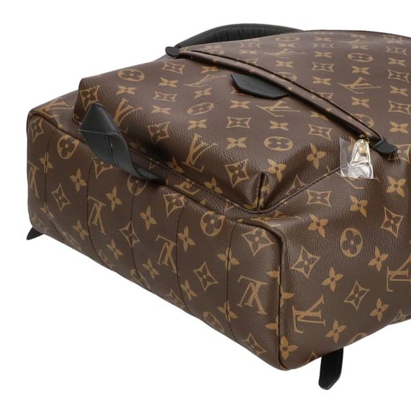 19576 3 Louis Vuitton Back Cruise MM Monogram Palm Spring Pack Bag Brown