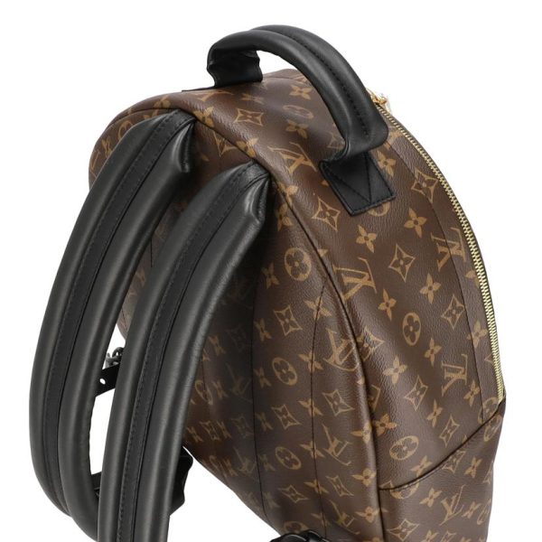 19576 5 Louis Vuitton Back Cruise MM Monogram Palm Spring Pack Bag Brown