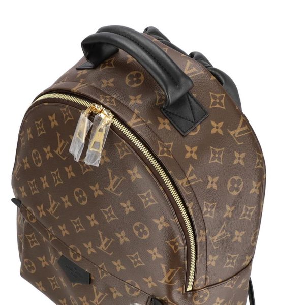 19576 6 Louis Vuitton Back Cruise MM Monogram Palm Spring Pack Bag Brown